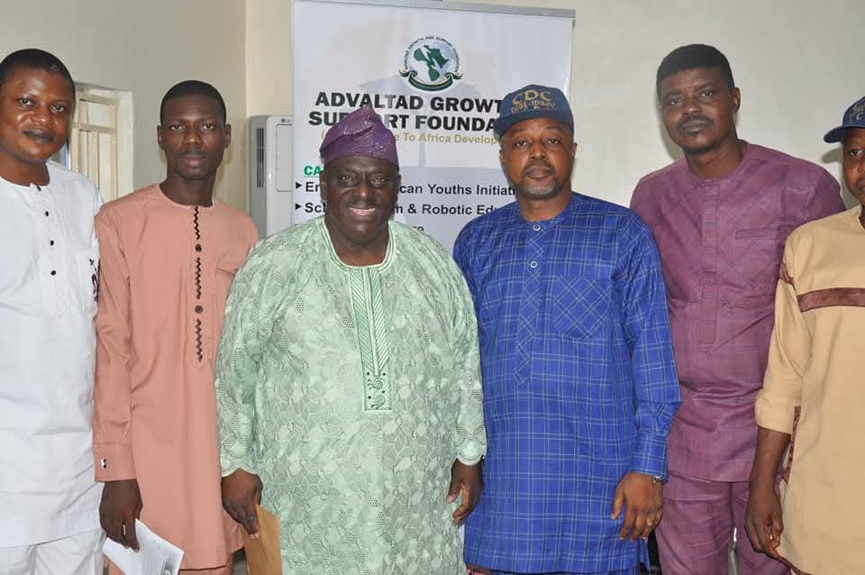 Prof. Francis Friday Nchuchuwe (LASU) guest speaker at the launching of "Enriching the African youth initiative"